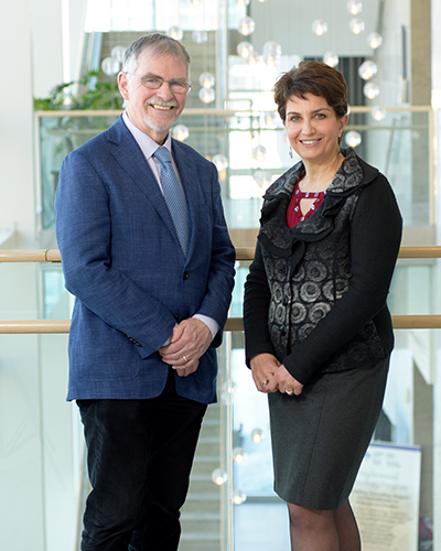 Dr. Duncan Stewart and Patricia Kosseim